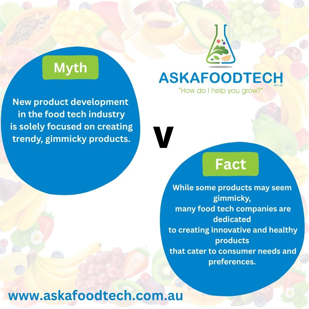 Askafoodtech - Myth vs. Fact! 🤔💡 New Product Development... As August ...