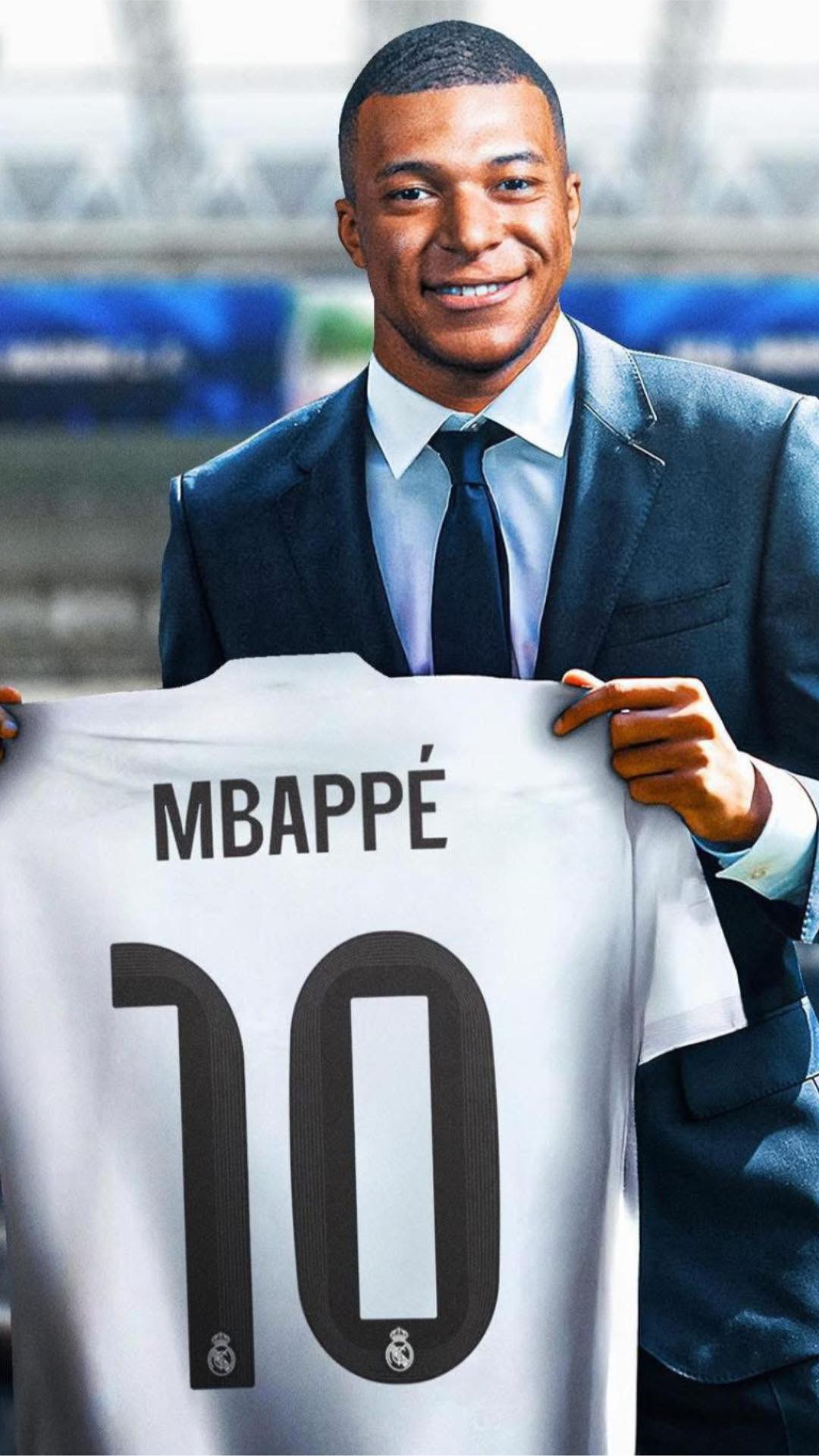 🔟 Kylian Mbappé.. is wearing the number 10 shirt at Real Madrid
