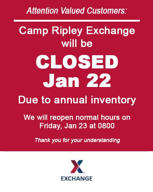 Camp Ripley Exchange | Little Falls MN