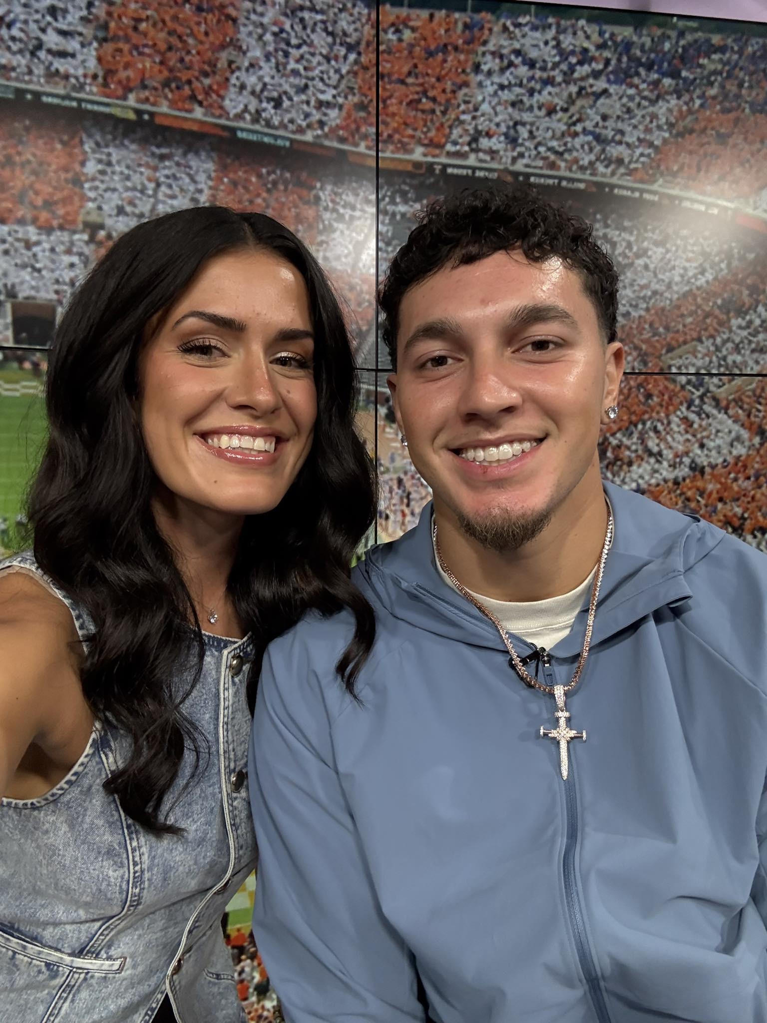 Rylee - Tennessee QB1 Joey Aguilar stopped by the WVLT studio this ...