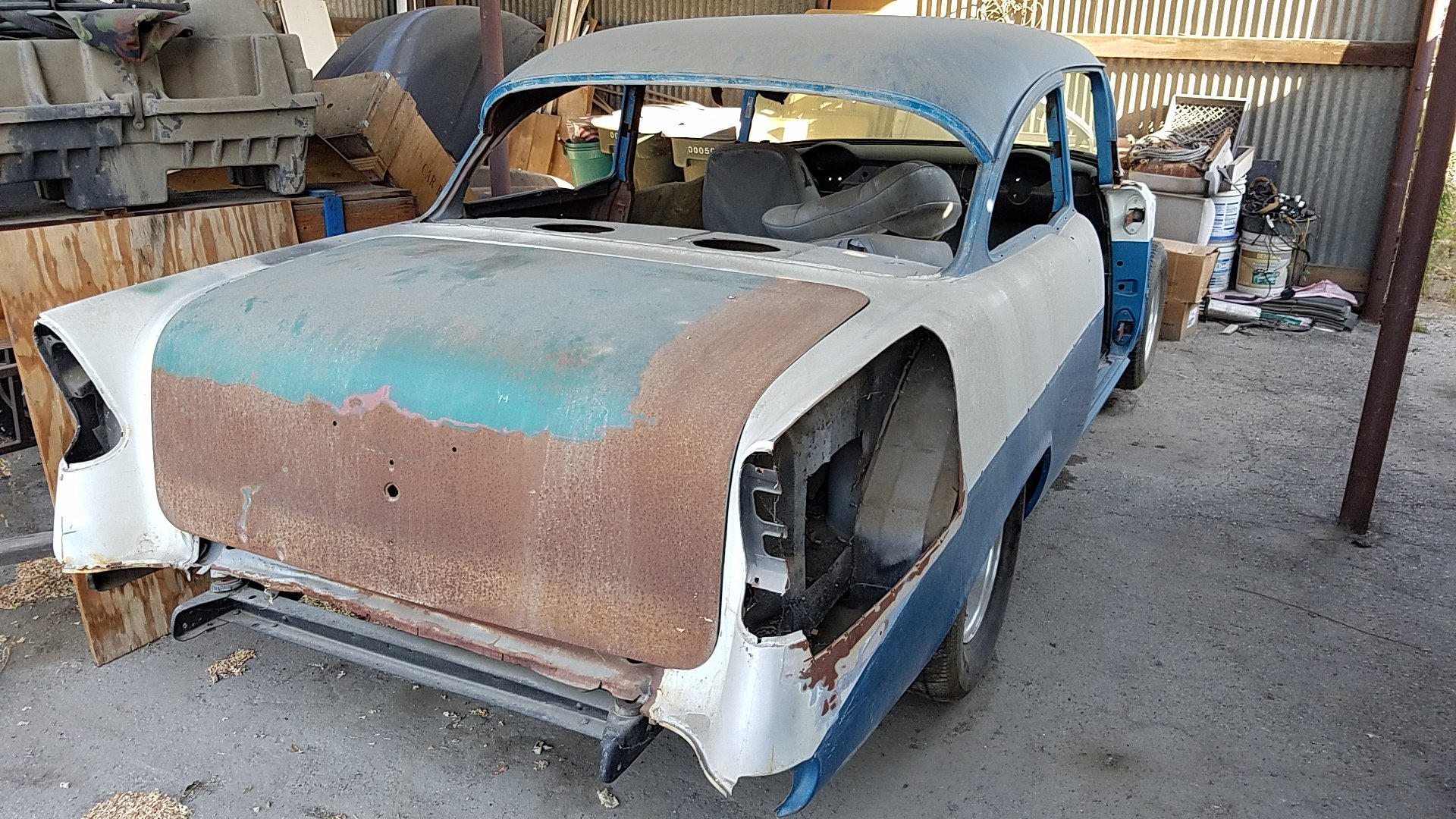 '56 Chevy Project. Great Running 383 Stroker Motor, auto trans, Posi ...