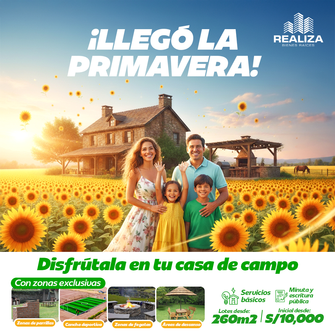 Realiza 🌻🌞 ¡La primavera ya está aquí y es momento de vivirla al