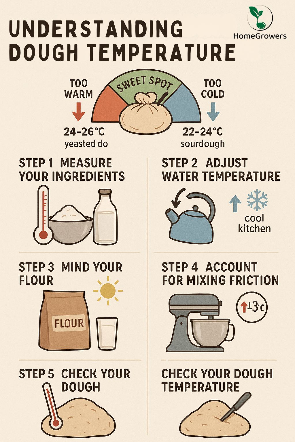 What's the ideal temperature for dough to rise at?