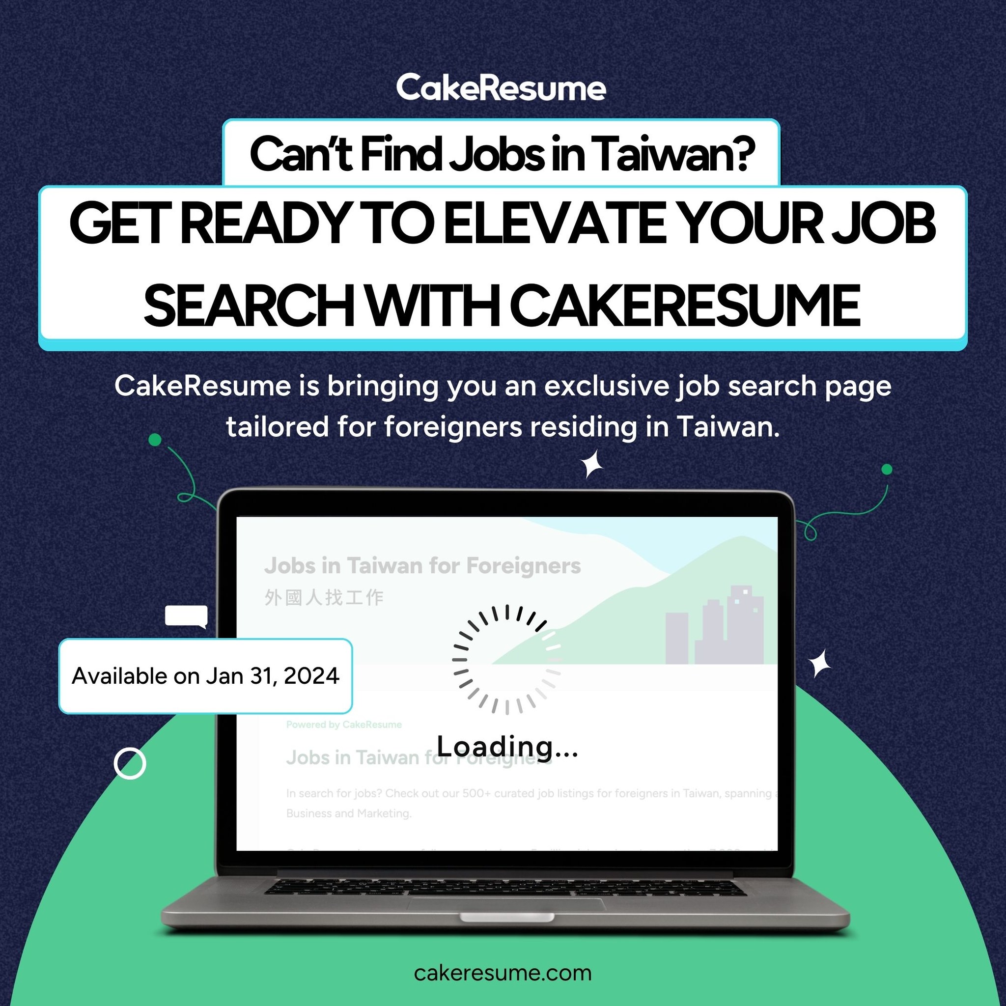 Cake Global - Big news for job seekers in Taiwan! 🇹🇼🎉 We... | Facebook