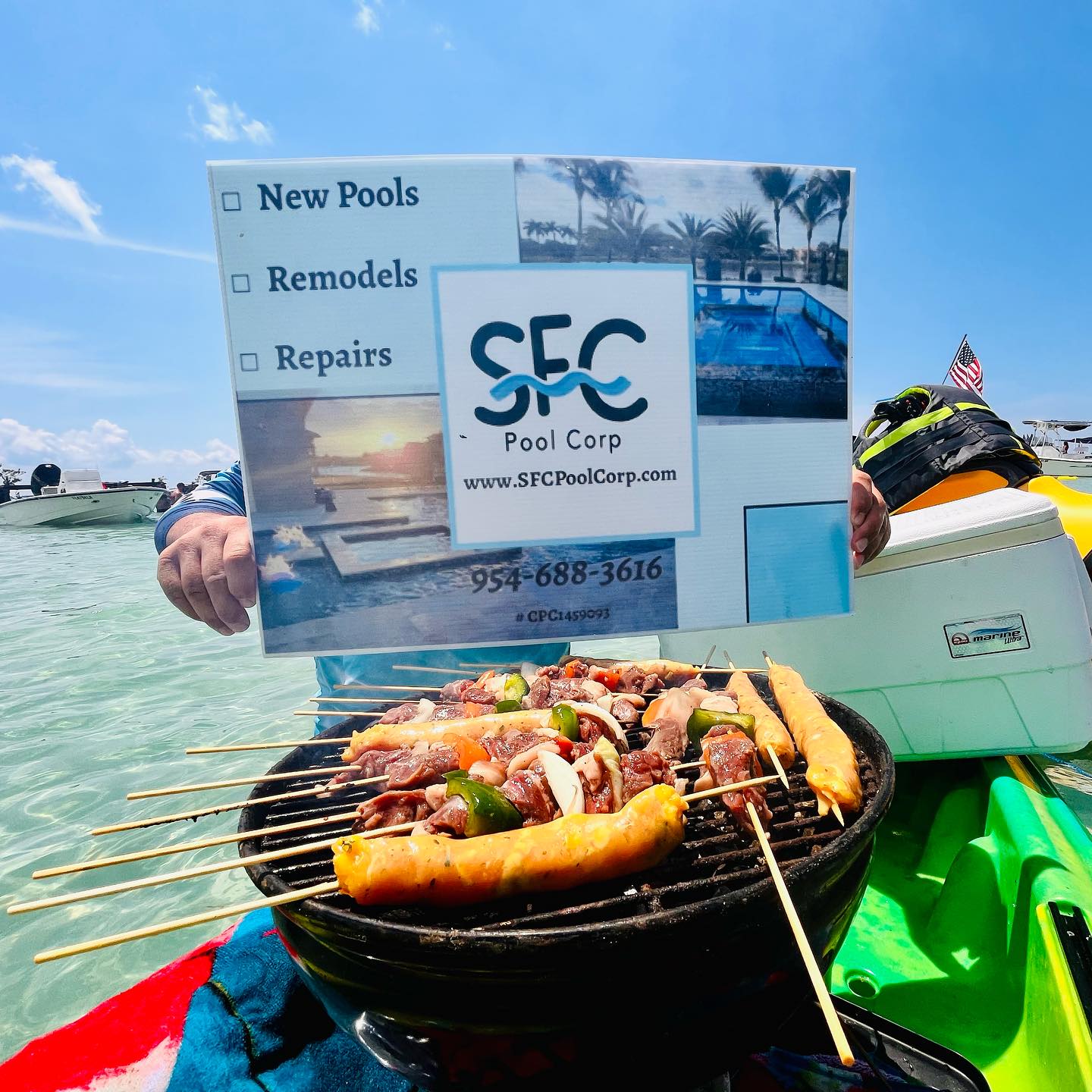 SFC POOL CORP - 🇺🇸 STOP BY THE SFC TENT, enter to win a...