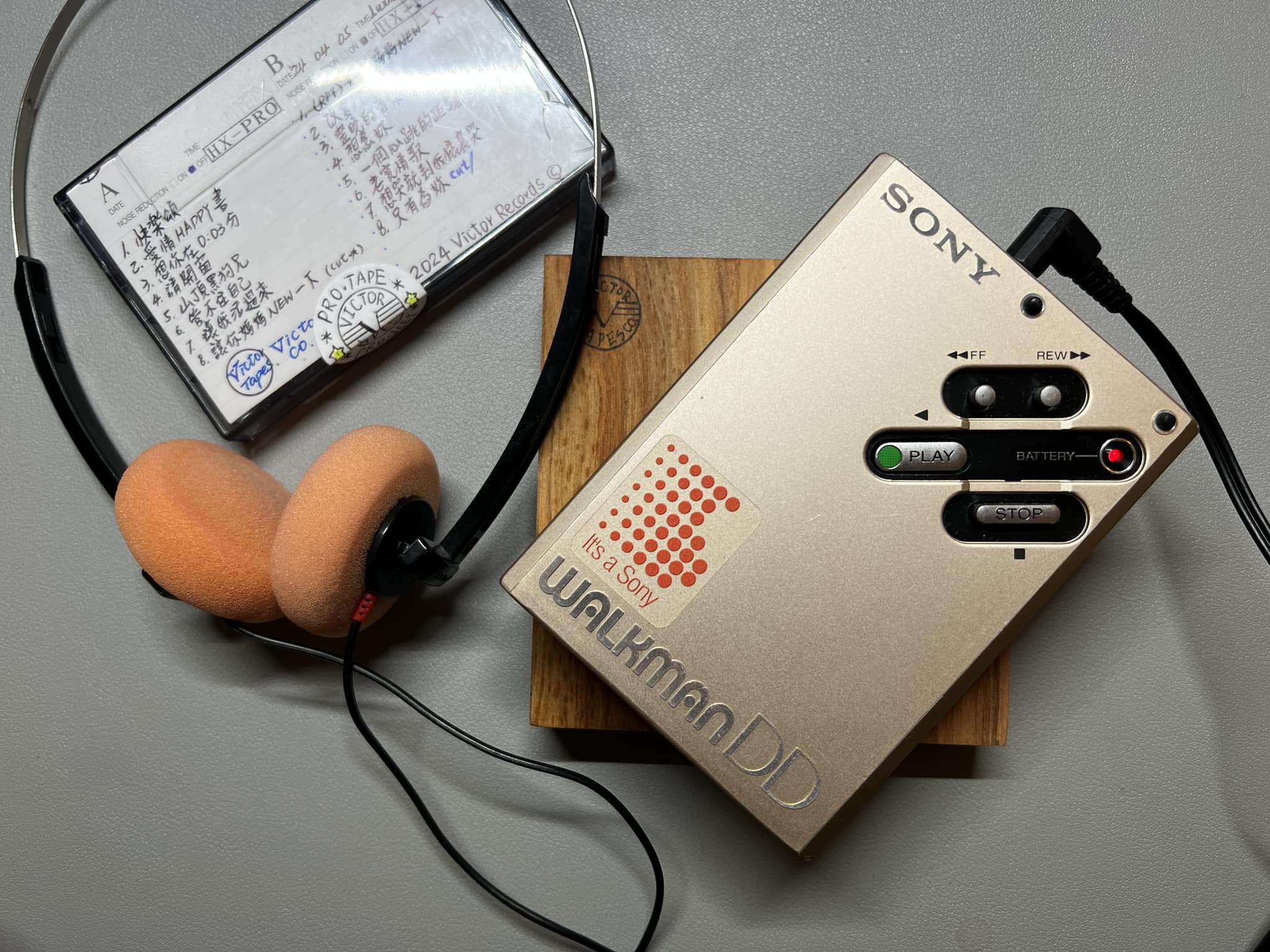 リ*能様 カセット　SONY WM-DD ジャンク Sony Walkman WM- DD10, 1989-90.