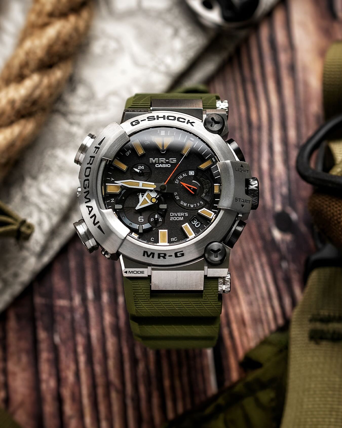 Info 🇯🇵The Final Frogman with titanium Backcase frogman GW-200Z