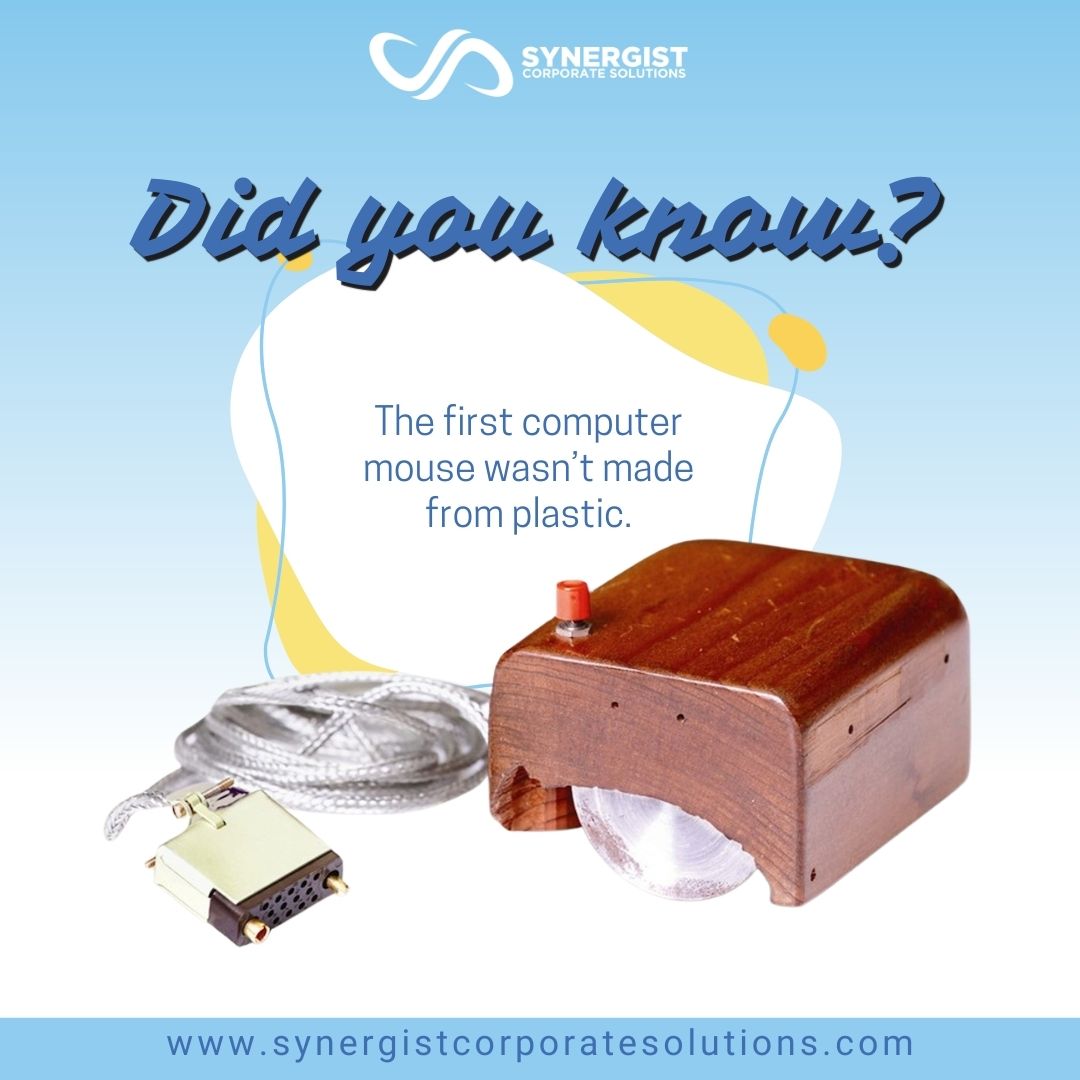 Syncorp Careers PH - The first computer mouse wasn’t made from plastic ...