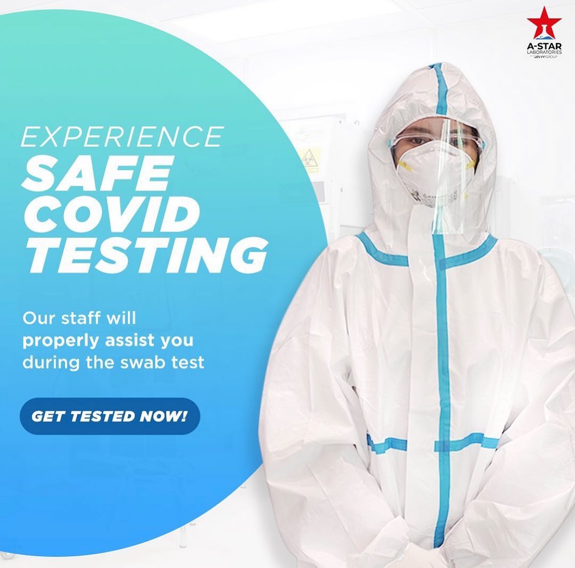 Experience getting swab tested... - A Star Laboratories