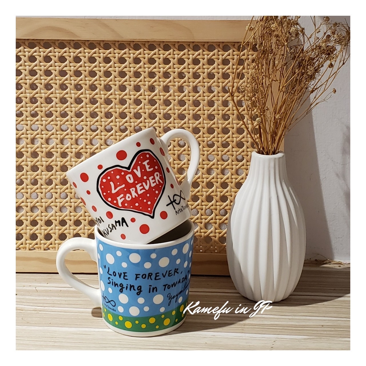 草間彌生 陶器 小物入れ 白 LOVE FOREVER 箱付き YAYOI KUSAMA STORE｜草間彌生 アートグッズ公式オンラインストア