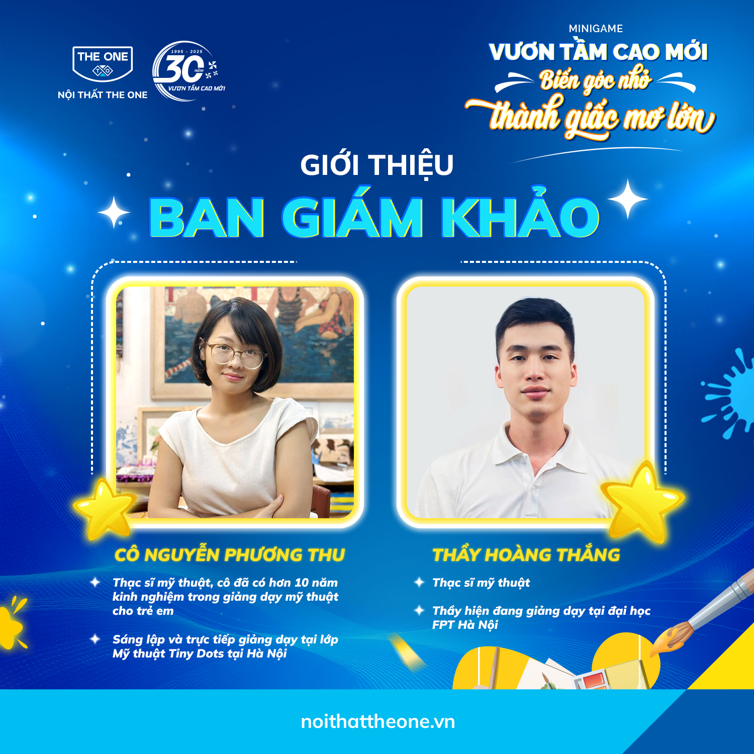 Nội - 📢BẬT MÍ HAI VỊ GIÁM KHẢO MINI GAME “VƯƠN TẦM CAO MỚI - BIẾN GÓC ...