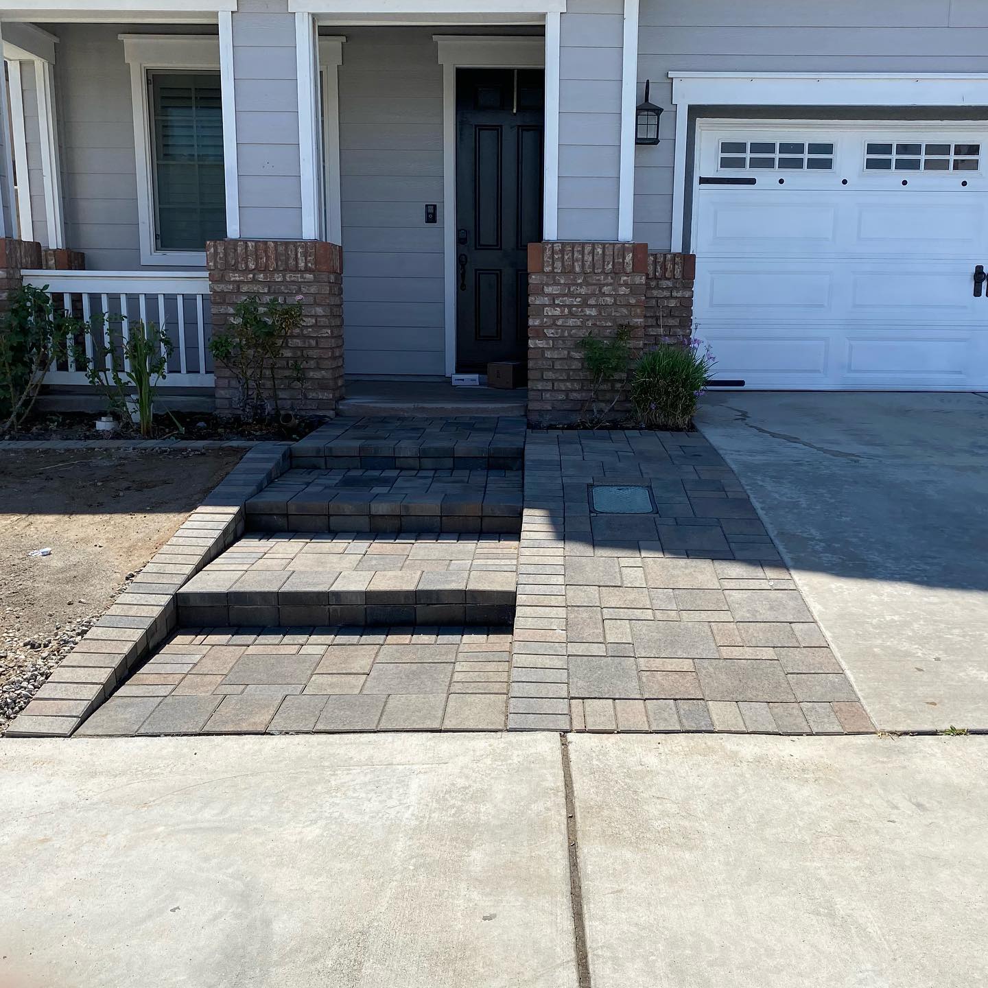 Paver Entry Installation 🧱... - G & J Landscaping Inc.