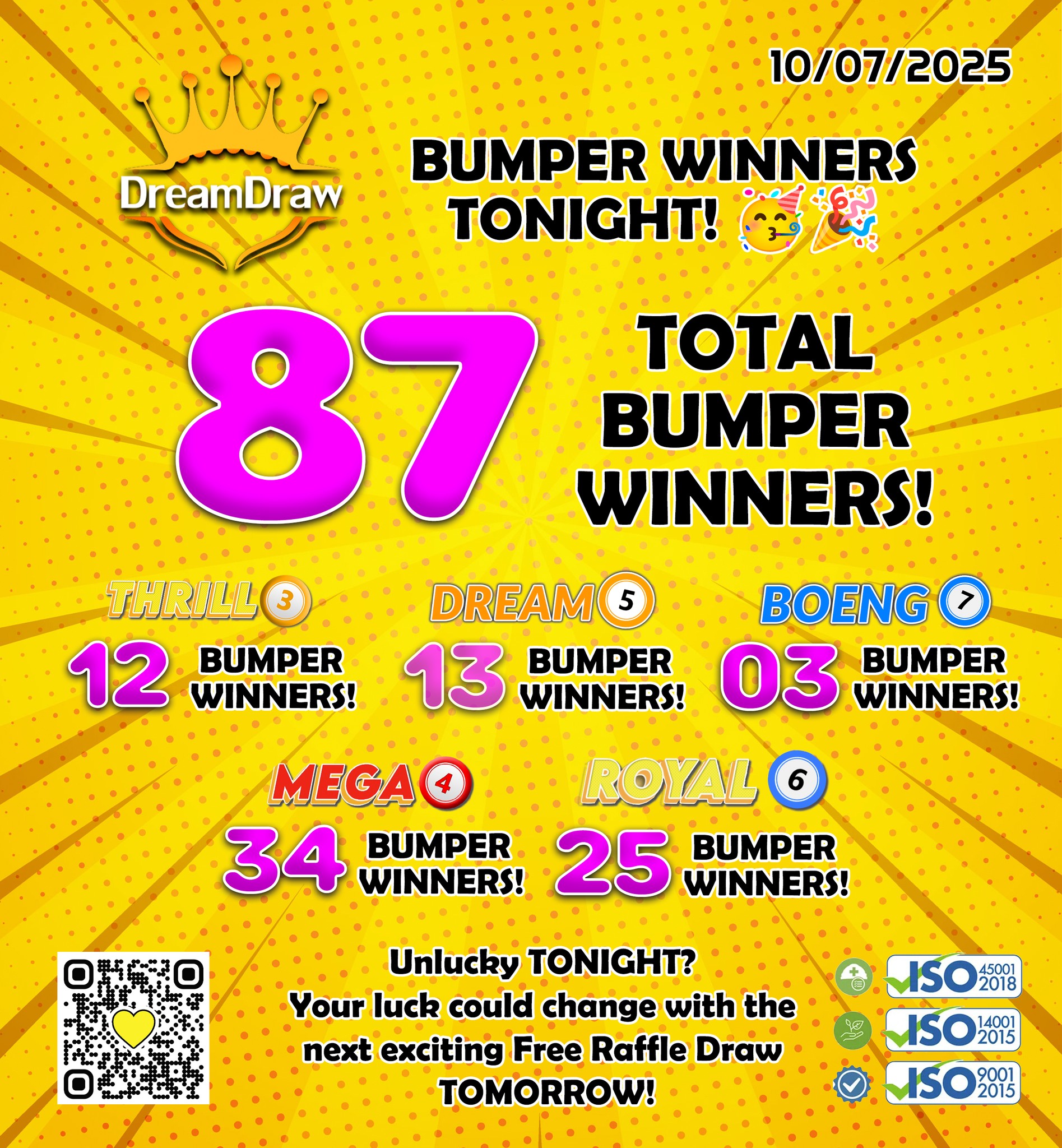 Dream Draw - 🎉🏆 Congratulations to our grand winner of... | Facebook