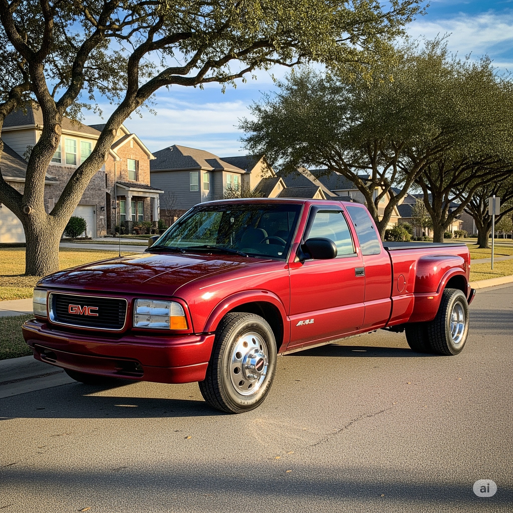 AI automotive art | Out of all these small dually pickup trucks, which ...