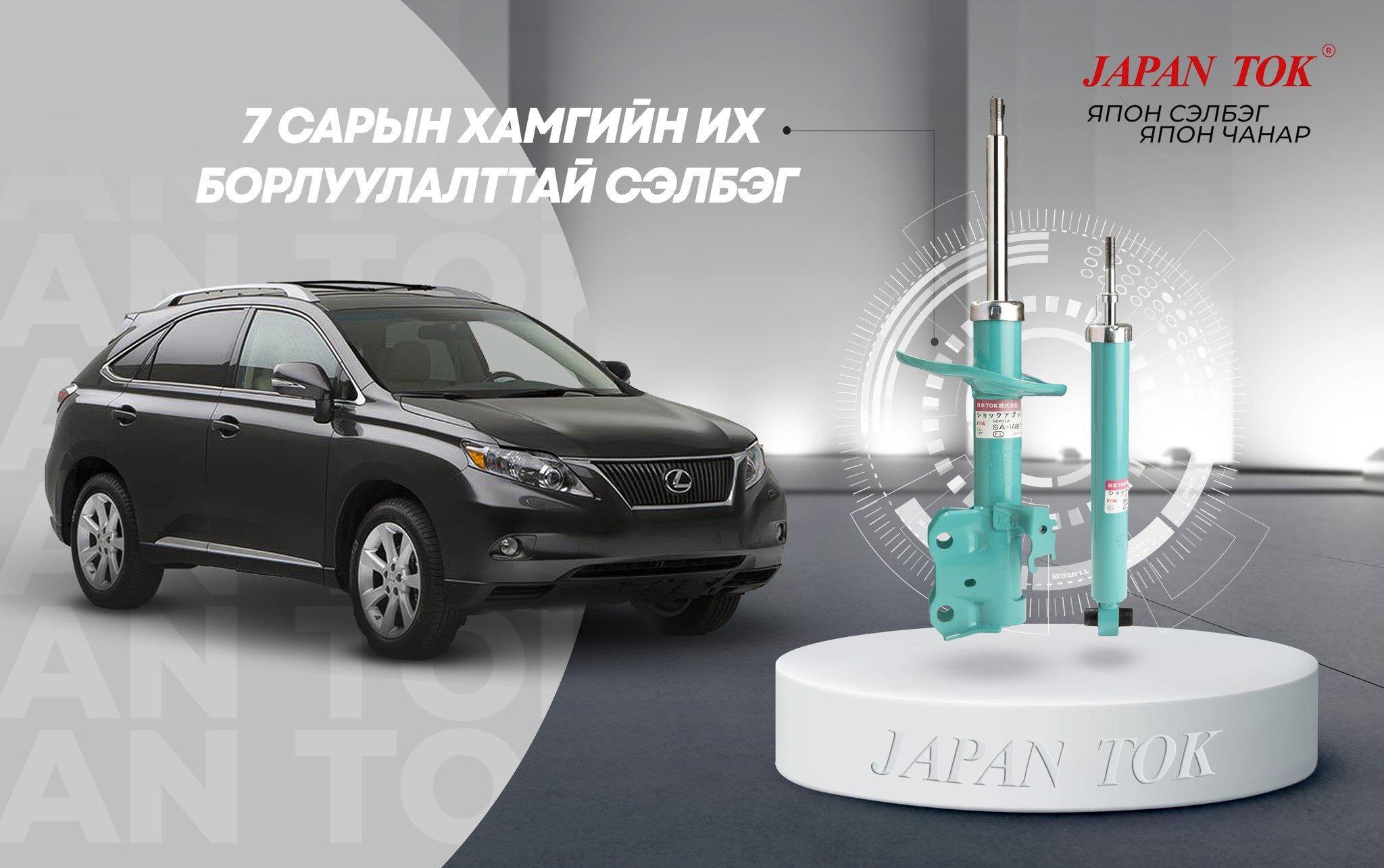 Japan - 7-р сард 🚘Hybrid harrier, RX330, RX350, RX450, Highlander ...
