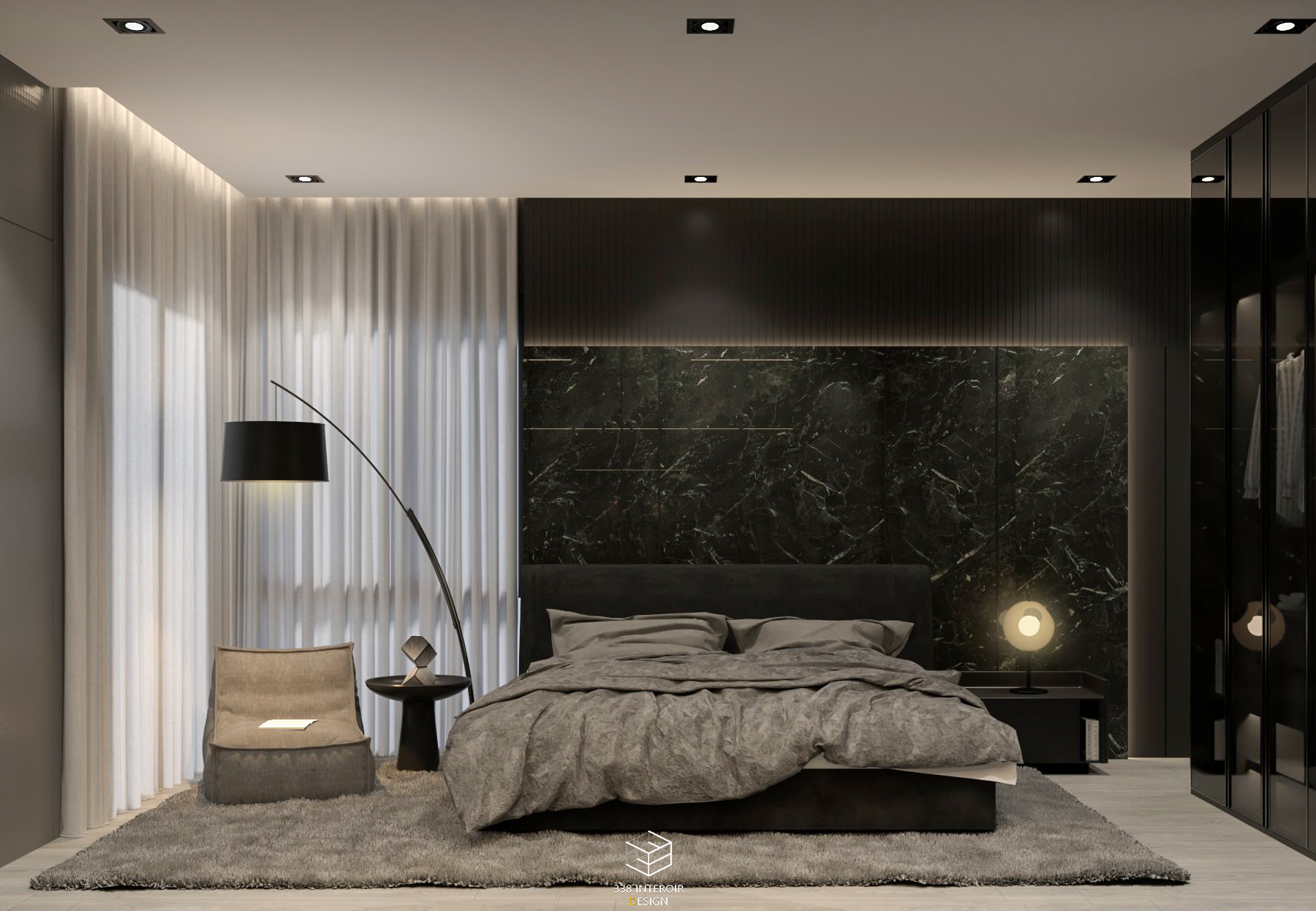 Master Bedroom interior design... - พาย-อาร์ รับสร้างบ้าน