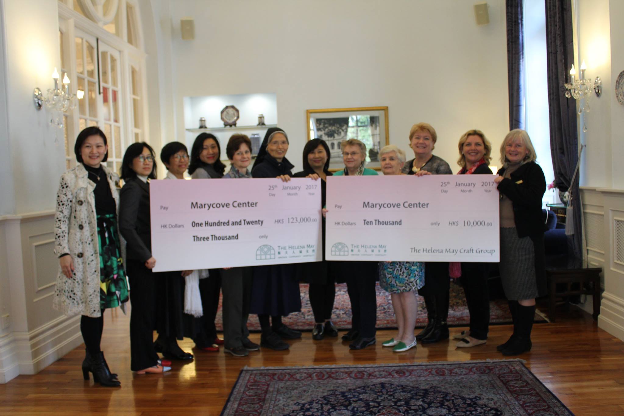 The Helena May - A Cheque Presentation Ceremony was held...