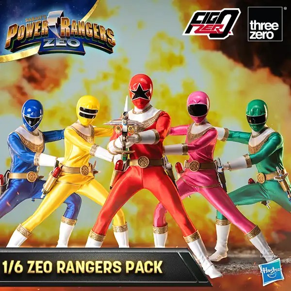 Hubbyte - threezero - FigZero - Power Rangers Zeo - Zeo Rangers 1/6 ...