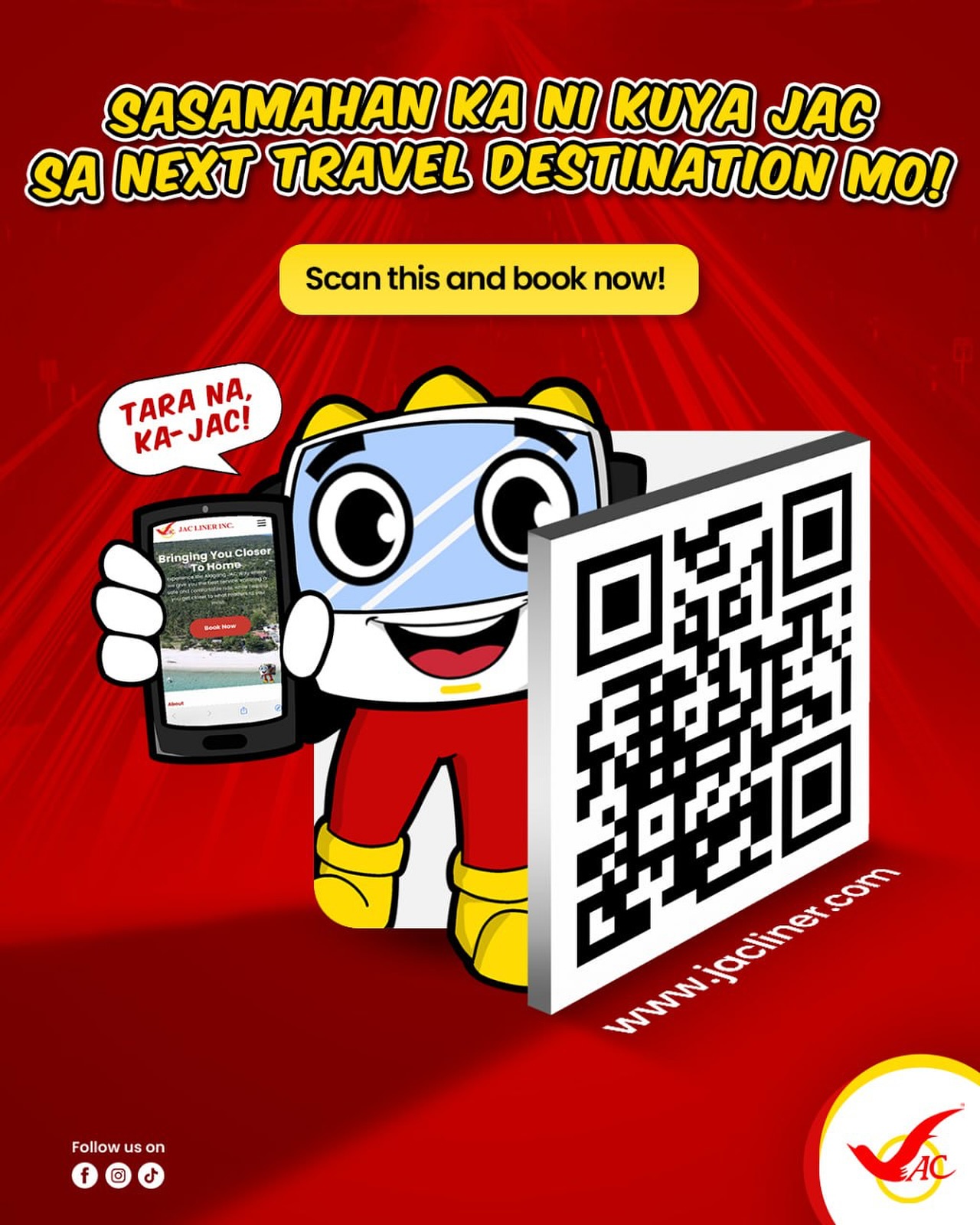 JAC LINER, INC - Scan this QR Code for your next... | Facebook