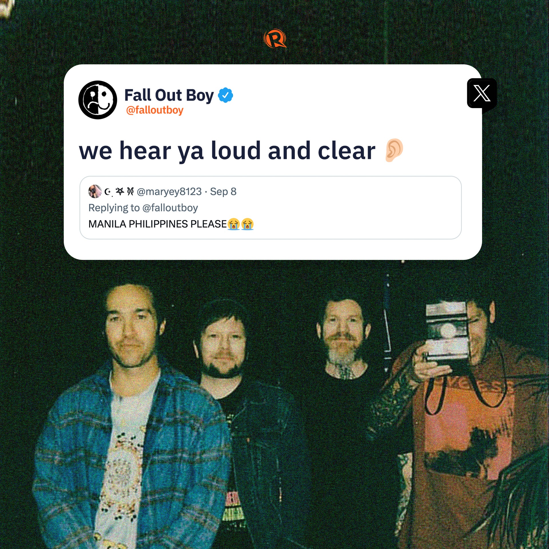 Rappler - Will we dance, dance in a Fall Out Boy concert...