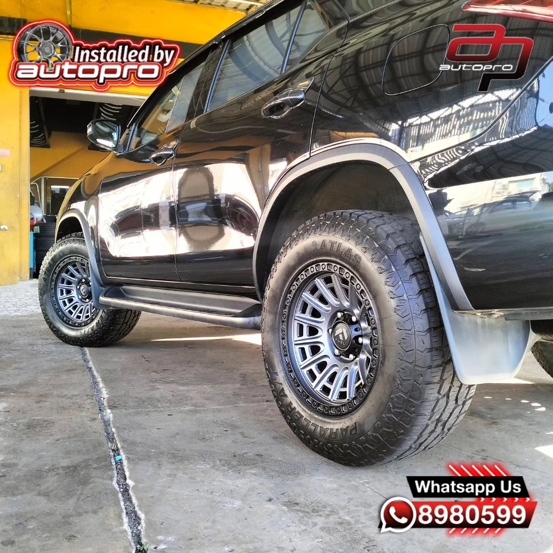 Toyota Fortuner fitted with new 17... - Autopro Tyres Company
