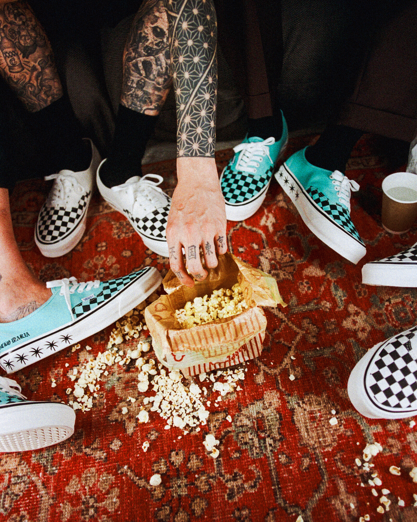 VANS x WACKO MARIA — LX AUTHENTIC 44​ Palm Tree & Checkerboard 
