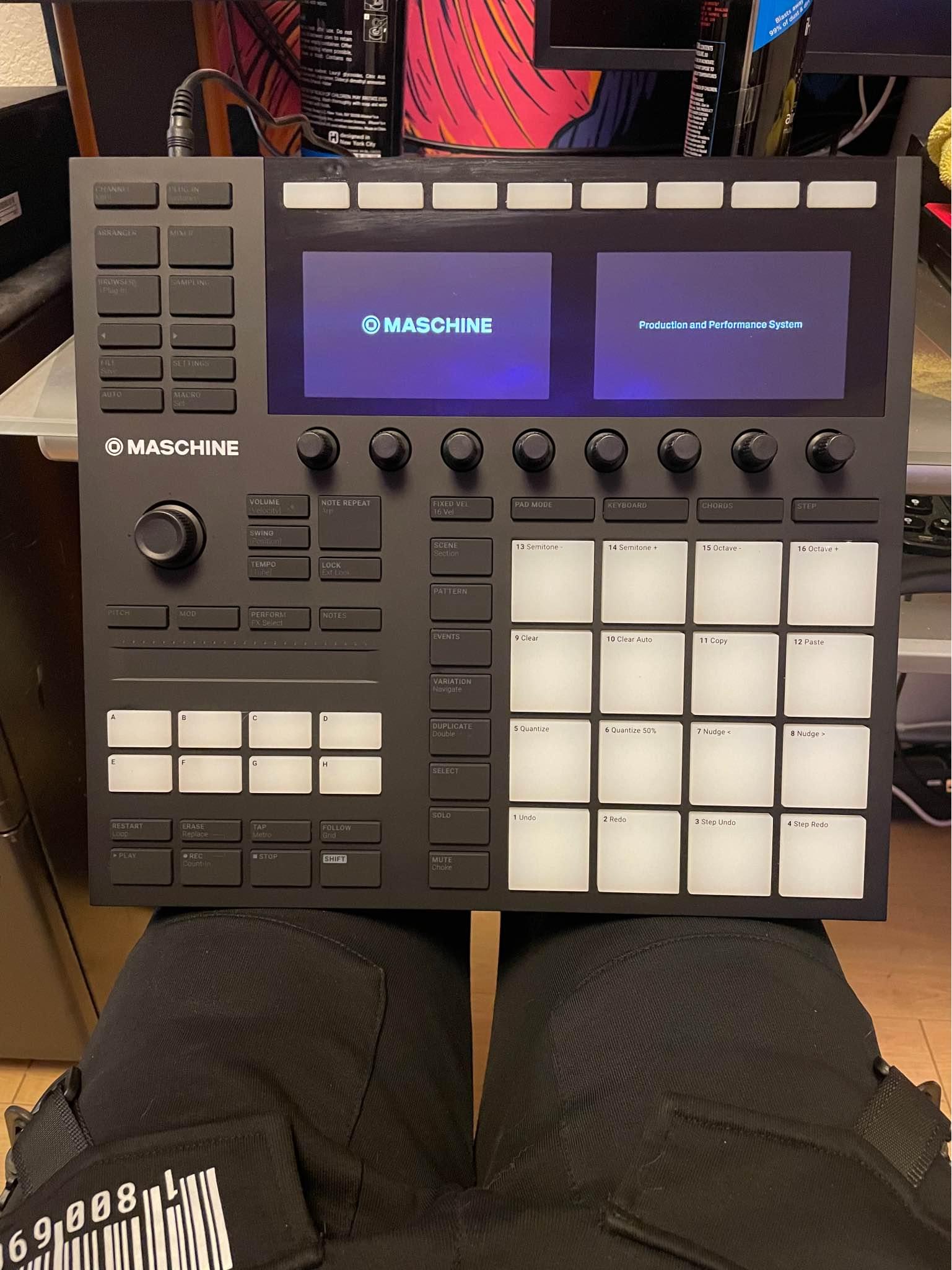 How does Maschine MK3 license work with used equipment?