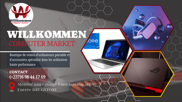 Willkommen Computer Market-Magasin de vente d'ordinateurs | Yaoundé