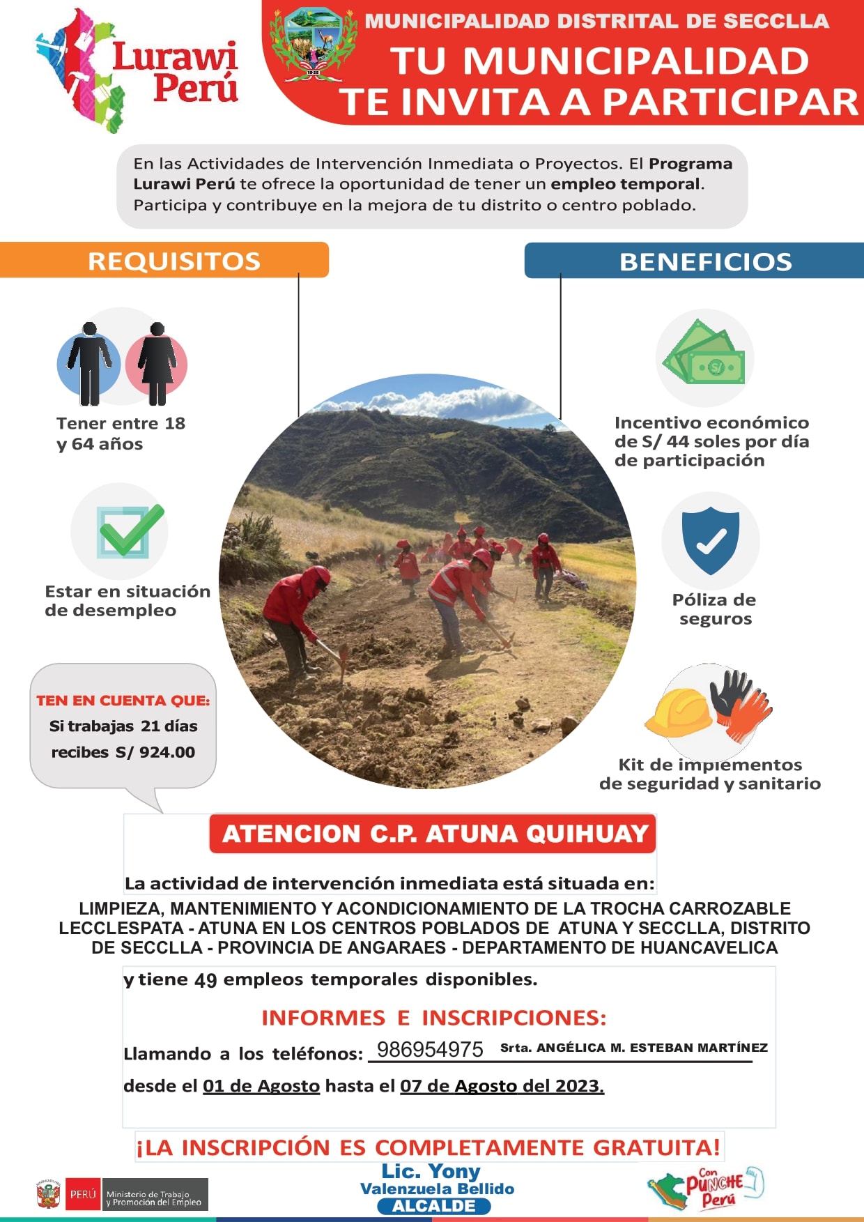 Municipalidad - #PROGRAMA #LURAWI #PERÚ 👉El programa LURAWI PERÚ y la ...