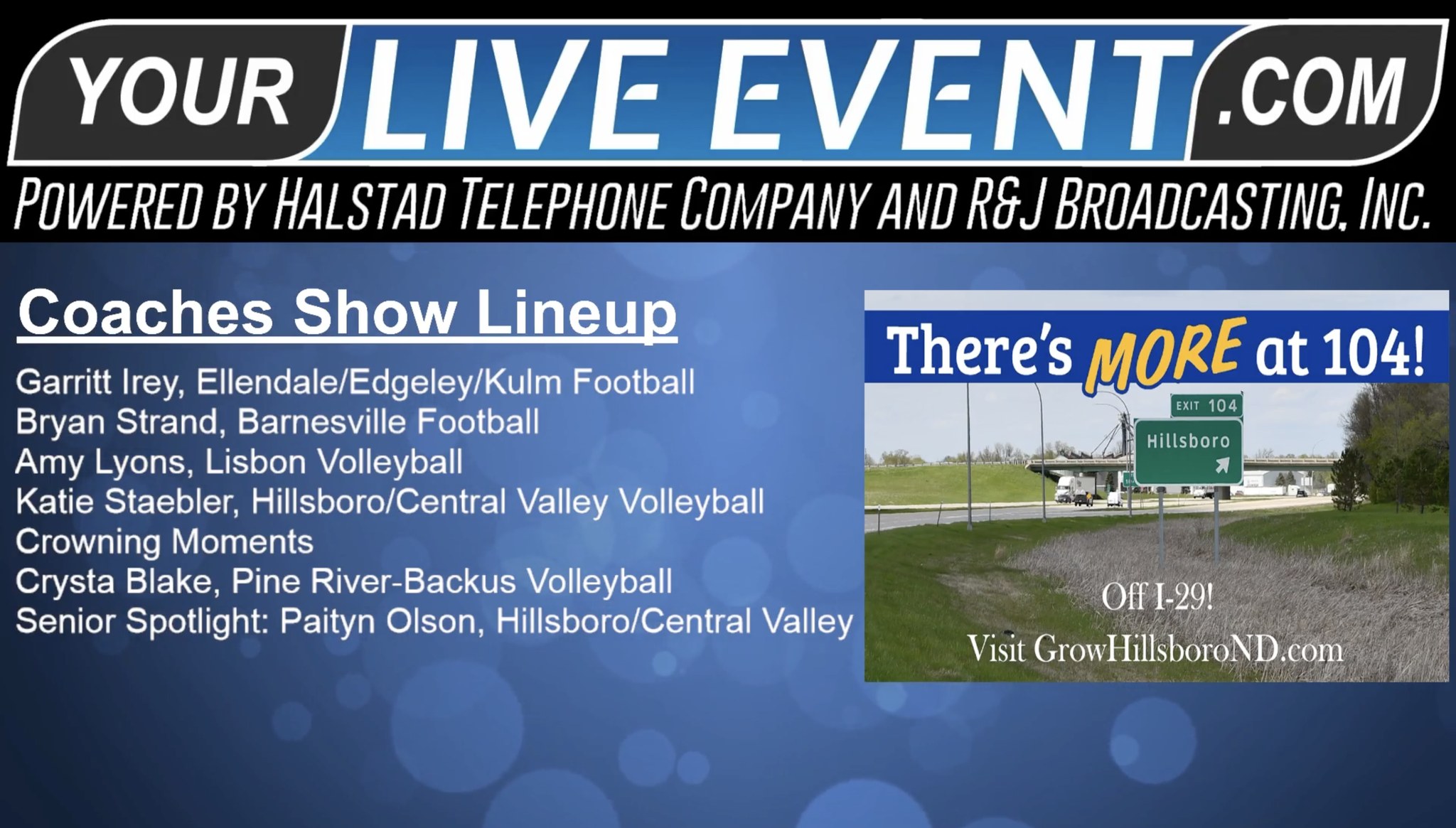 Your Live Event - Here is our lineup for the Your Live... | Facebook
