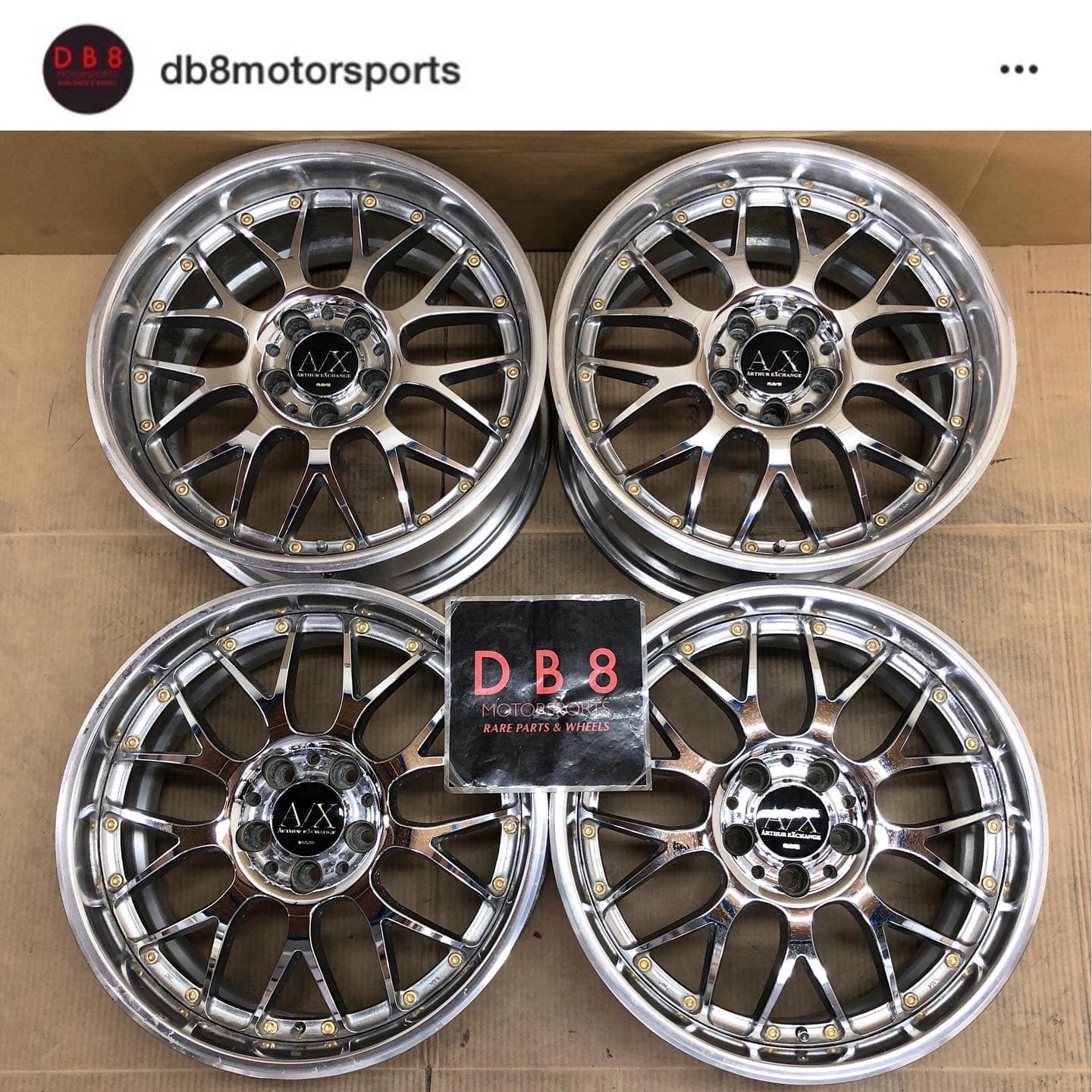 RAYS アーサーエクスチェンジ 114.3-5 DB8 - 🇯🇵 RAYS Arthur Exchange ME (5x114.3) 🇯🇵 📣 Details: RAYS