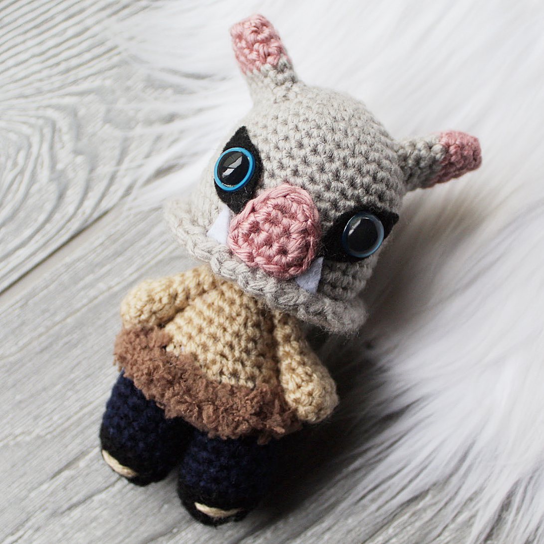 The one and only Inosuke Hashibira... - Crocheted By Rikki