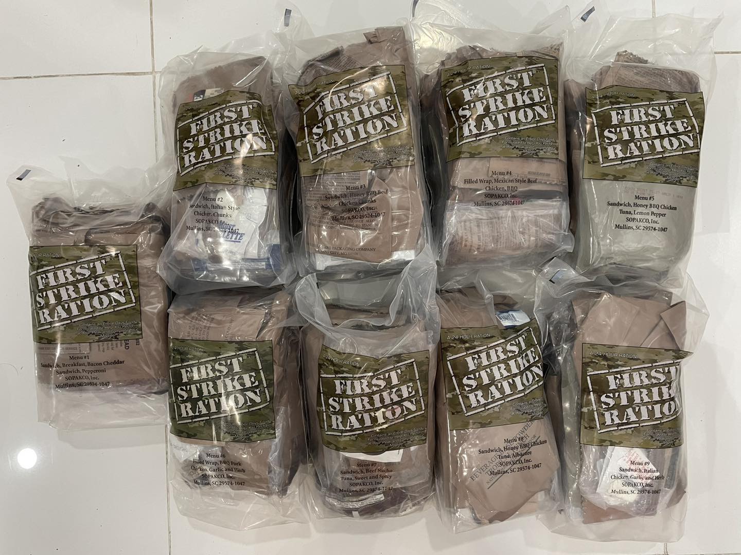 MRE - NOW AVAILABLE ! First Strike MRE (US) Price update as of 02/20 ...