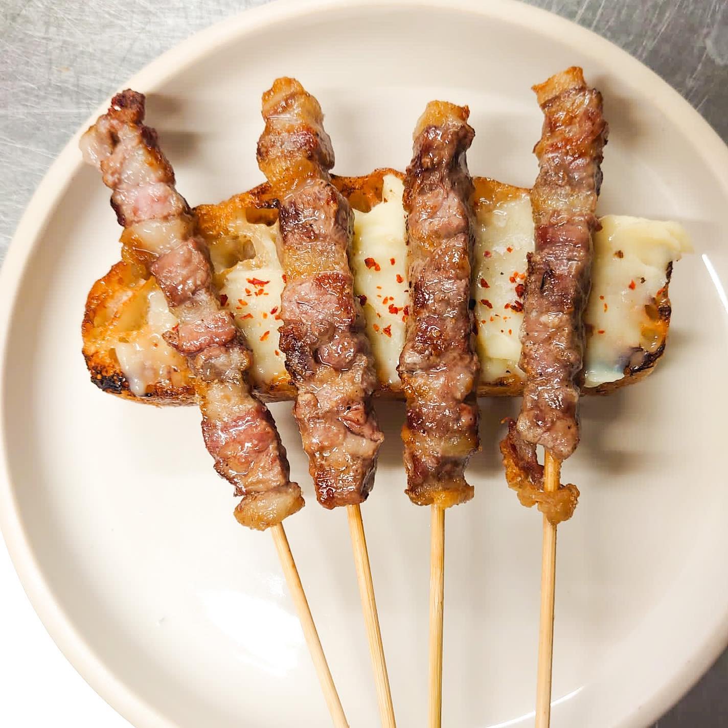 Elliot's - Arrosticini on the menu at Hackney! With lamb...