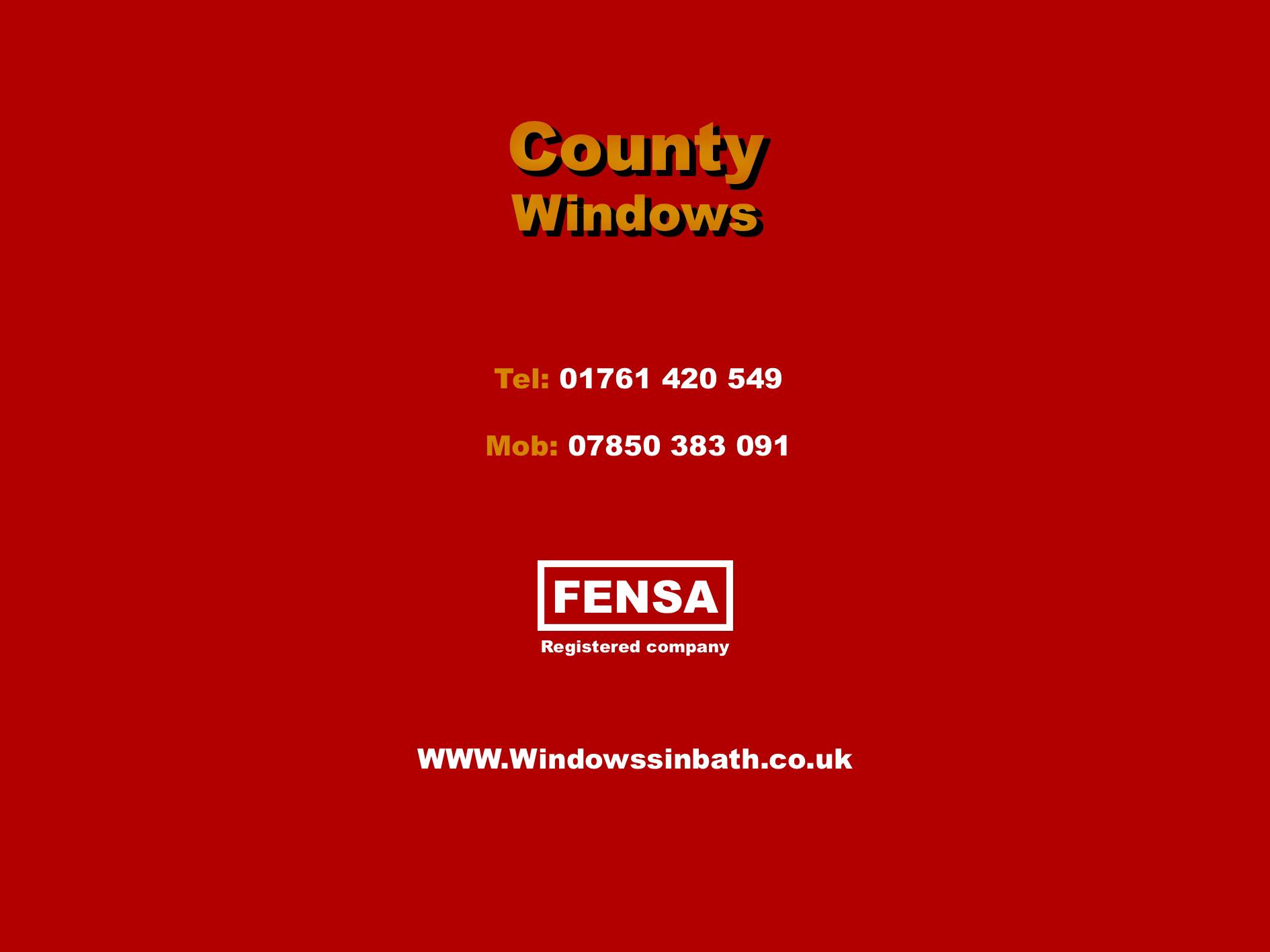 County Windows | Bath