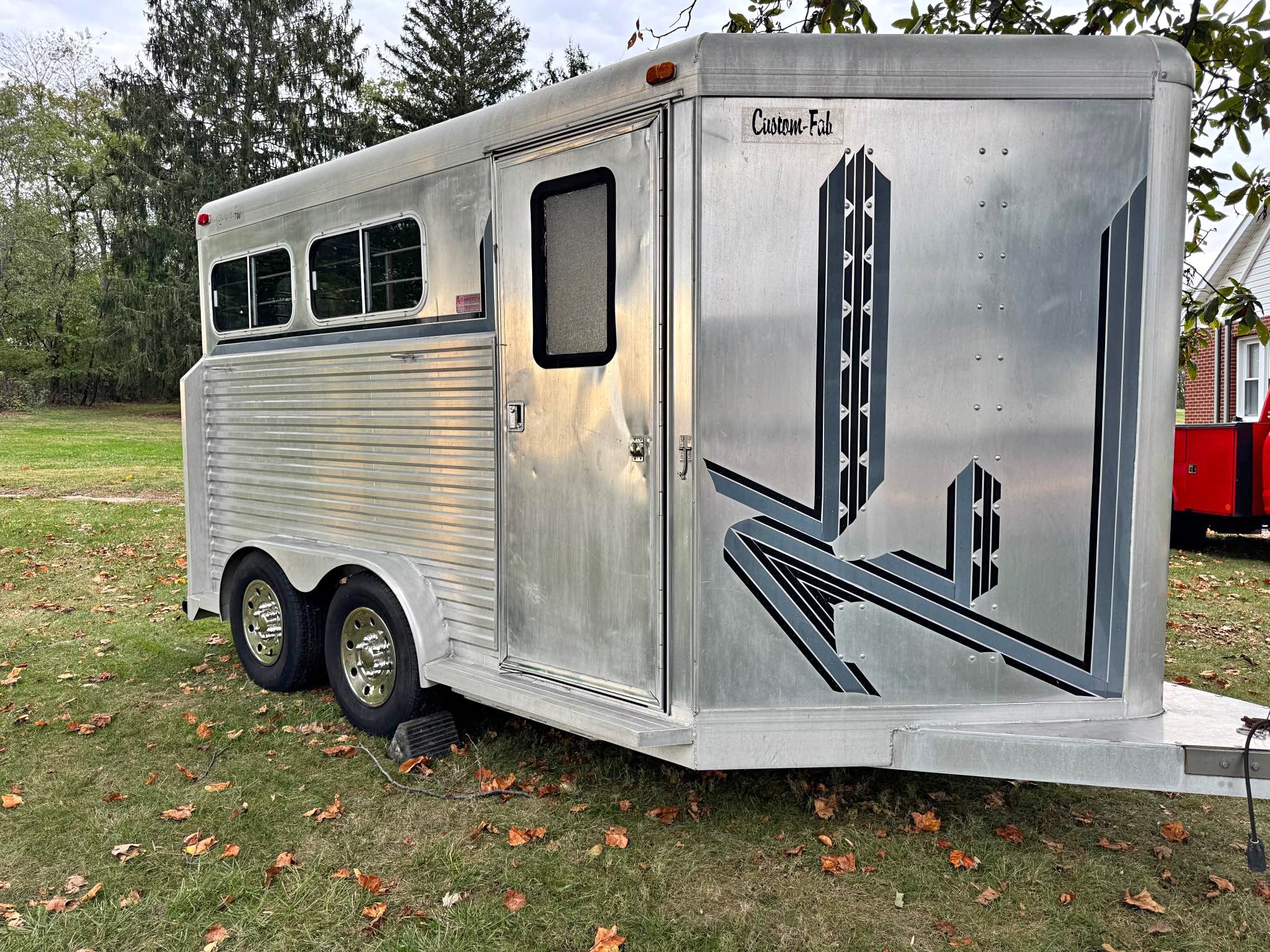 95 Custom Fab Aluminum Horse Trailer - Livestock Trailers - Latrobe ...