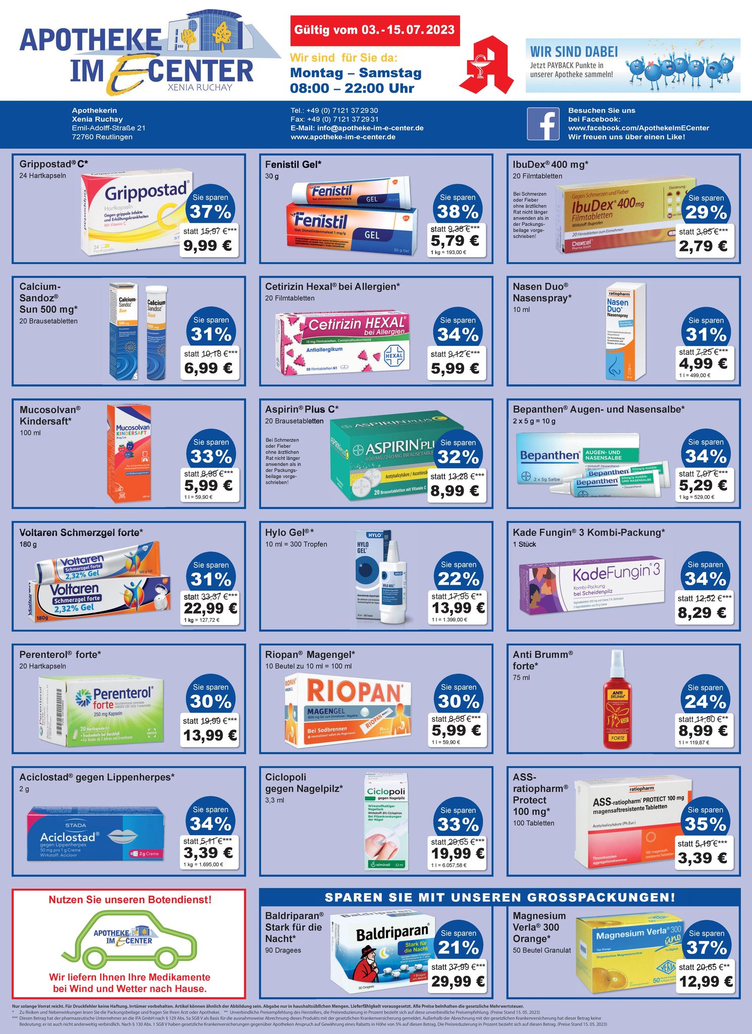 Apotheke E Center Reutlingen