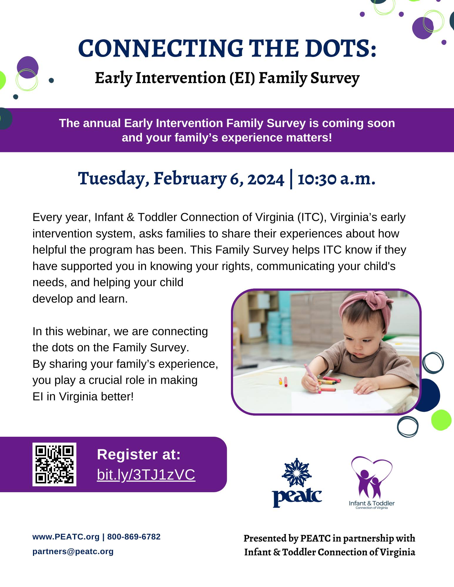 PEATC - Connecting the Dots: Early Intervention (EI) Family Survey The ...