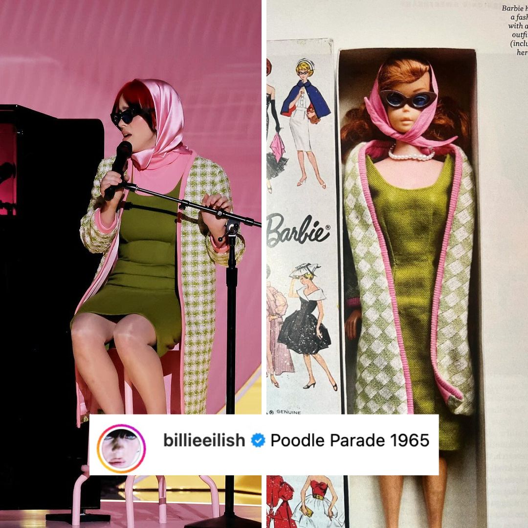 Hi Barbie! Billie Eilish's two Grammy looks paid homage to Barbie