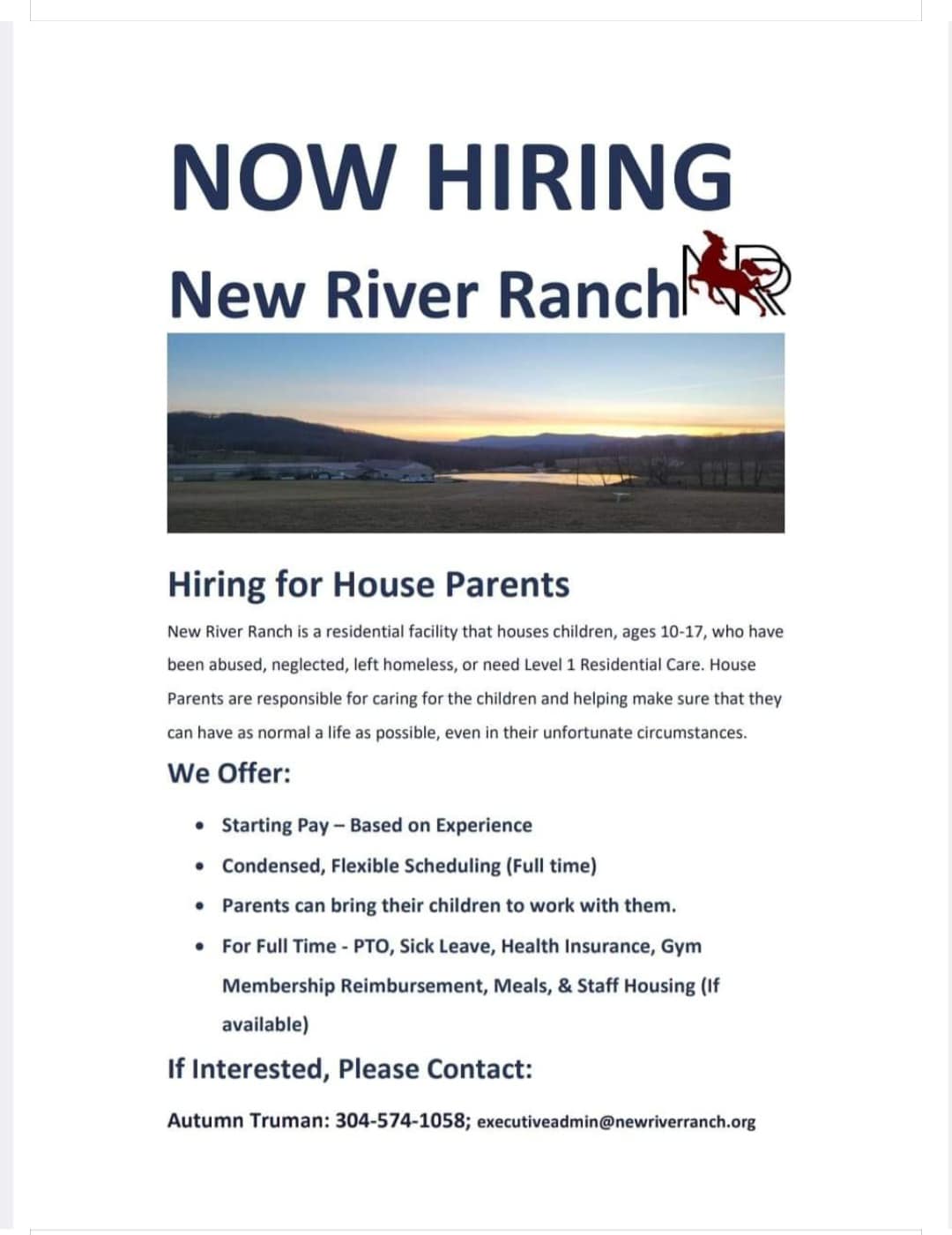 New River Ranch Children's Home | Fayetteville WV