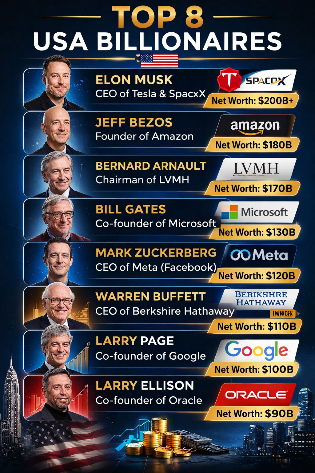 A S - The world’s richest billionaires represent innovation, ambition ...