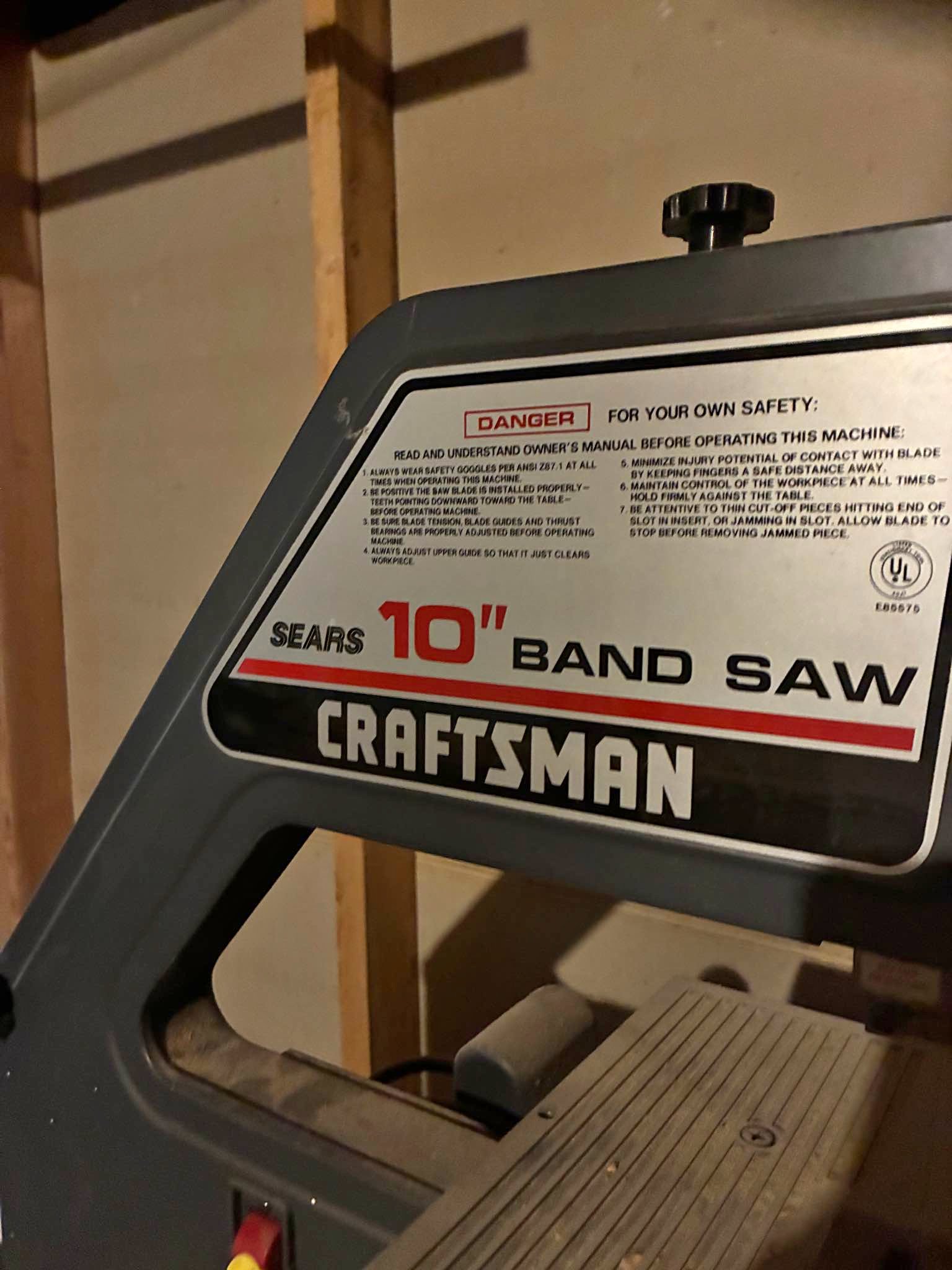 Craftsman 10 Inch Bandsawnull