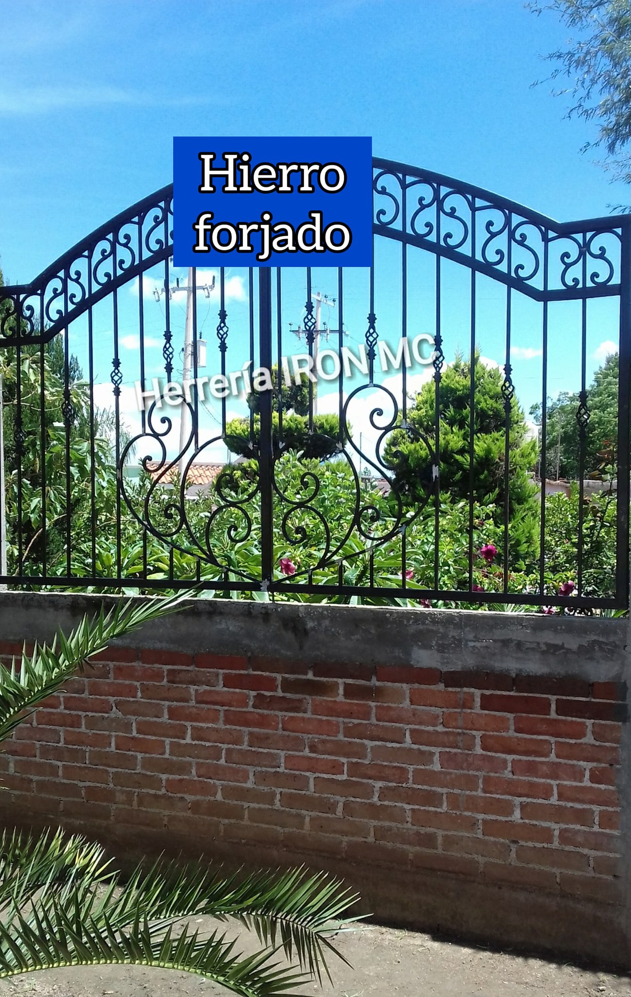🌳REJAS PERIMETRALES DE FORJA SOBRE BARDA 🏡 . . #rejas # ...
