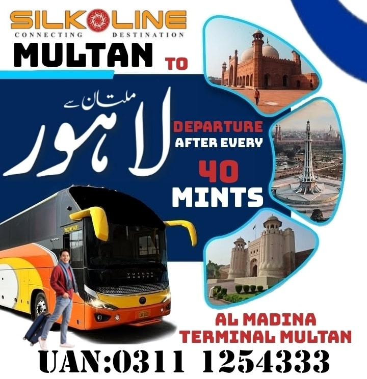 Madina Flying Coach Bus Service Multan