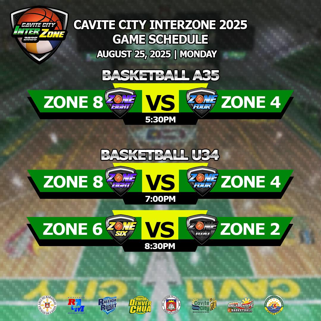 SCHEDULE OF GAMES |... - Unlad Cavite City Basketball | Facebook