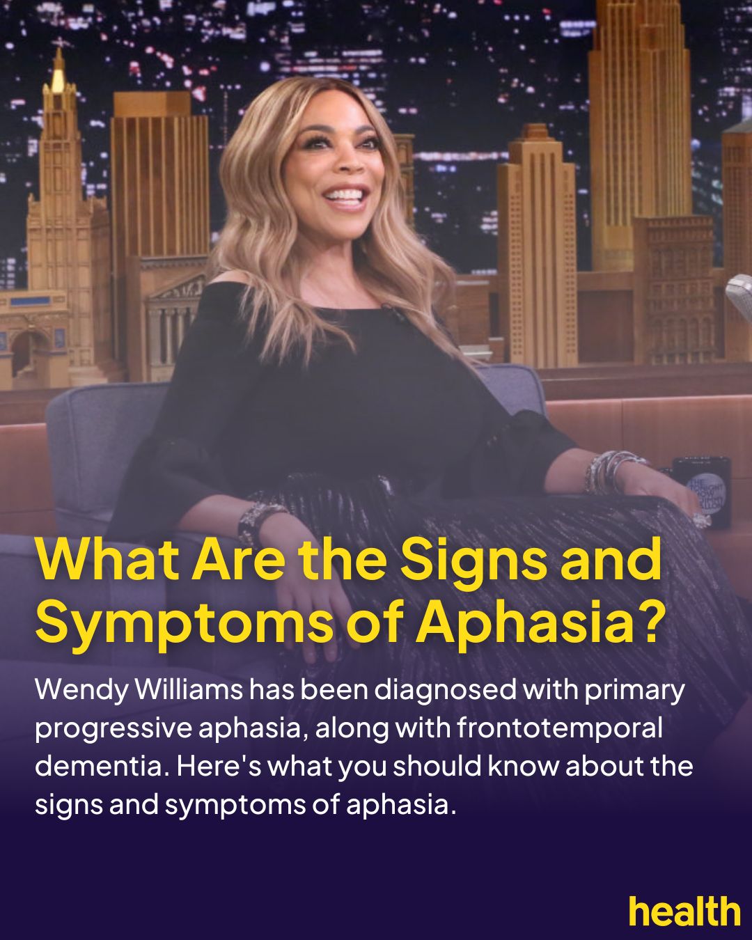 Health - Also affecting Bruce Willis, aphasia is a...