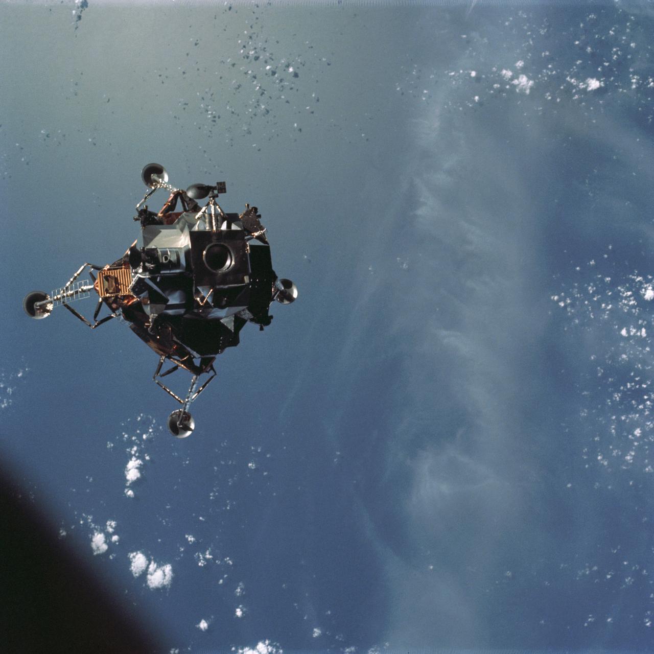 Interstellar - (7 March 1969) --- A View of the Apollo 9 Lunar Module ...