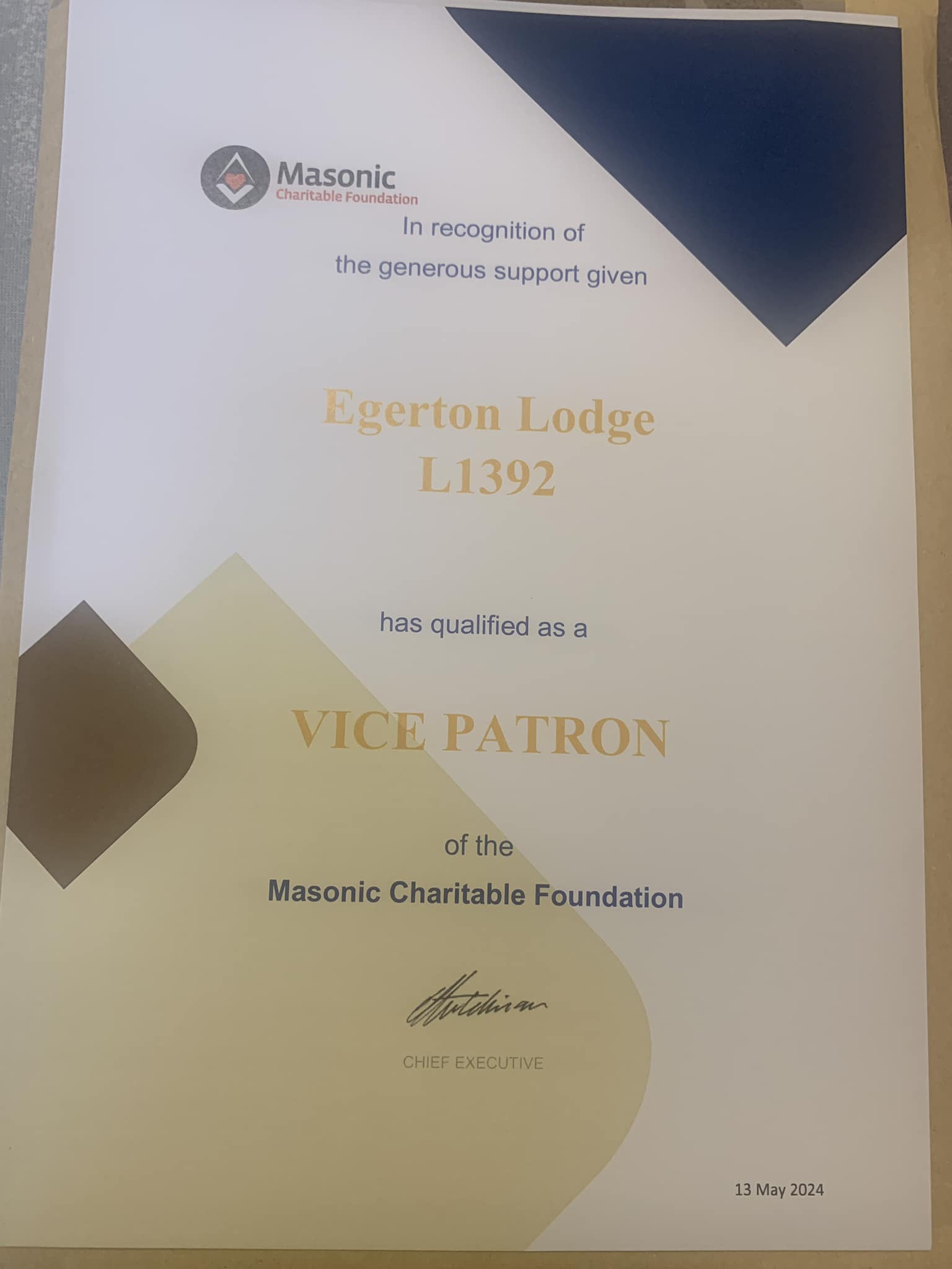 Egerton Lodge No 1392 | Bury