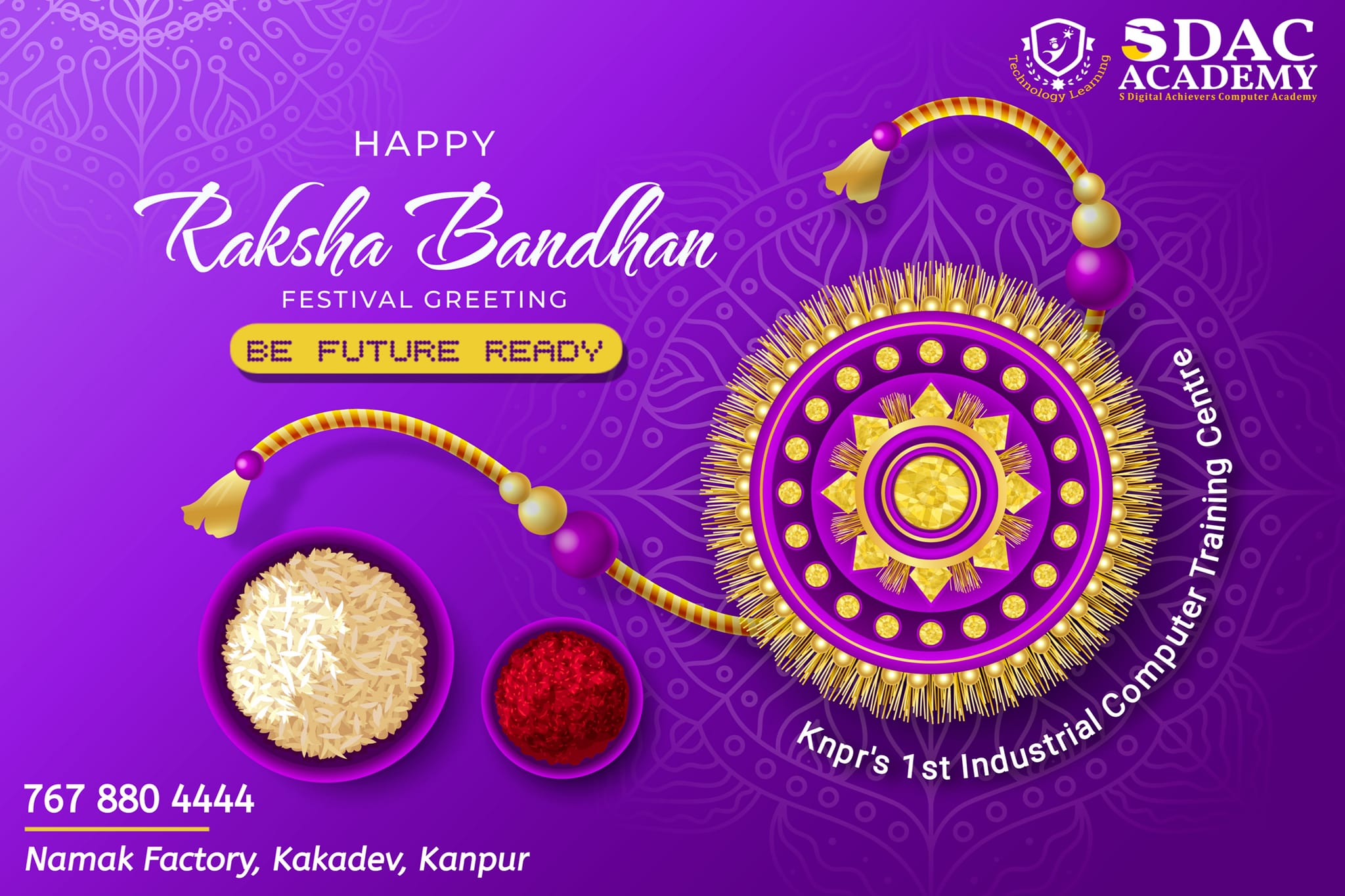S DAC Academy - Happy Raksha Bandhan | 2023...