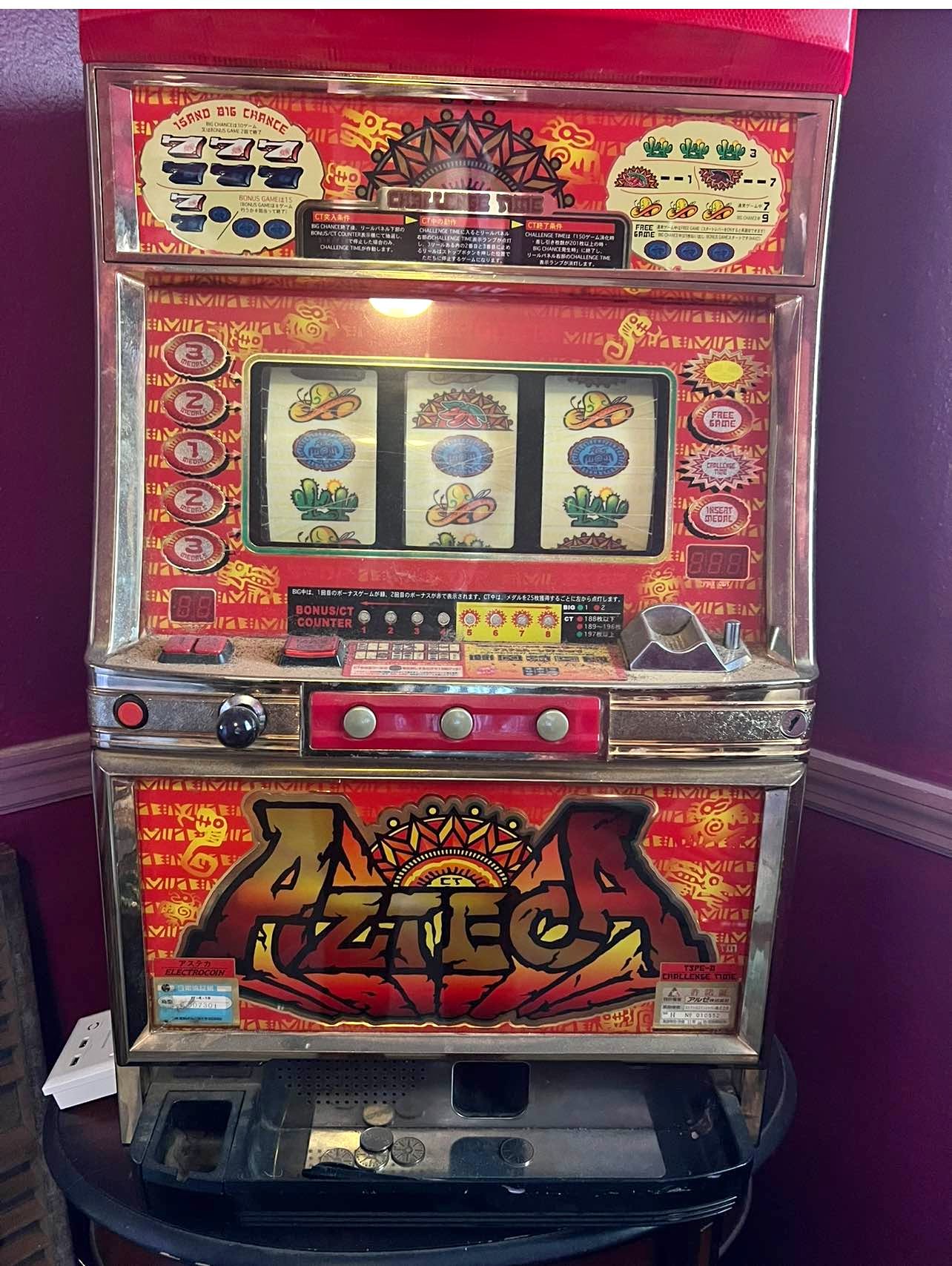 Vintage Japanese Pachislo Slot Machine – Azteca (Non-Working) - Slot ...